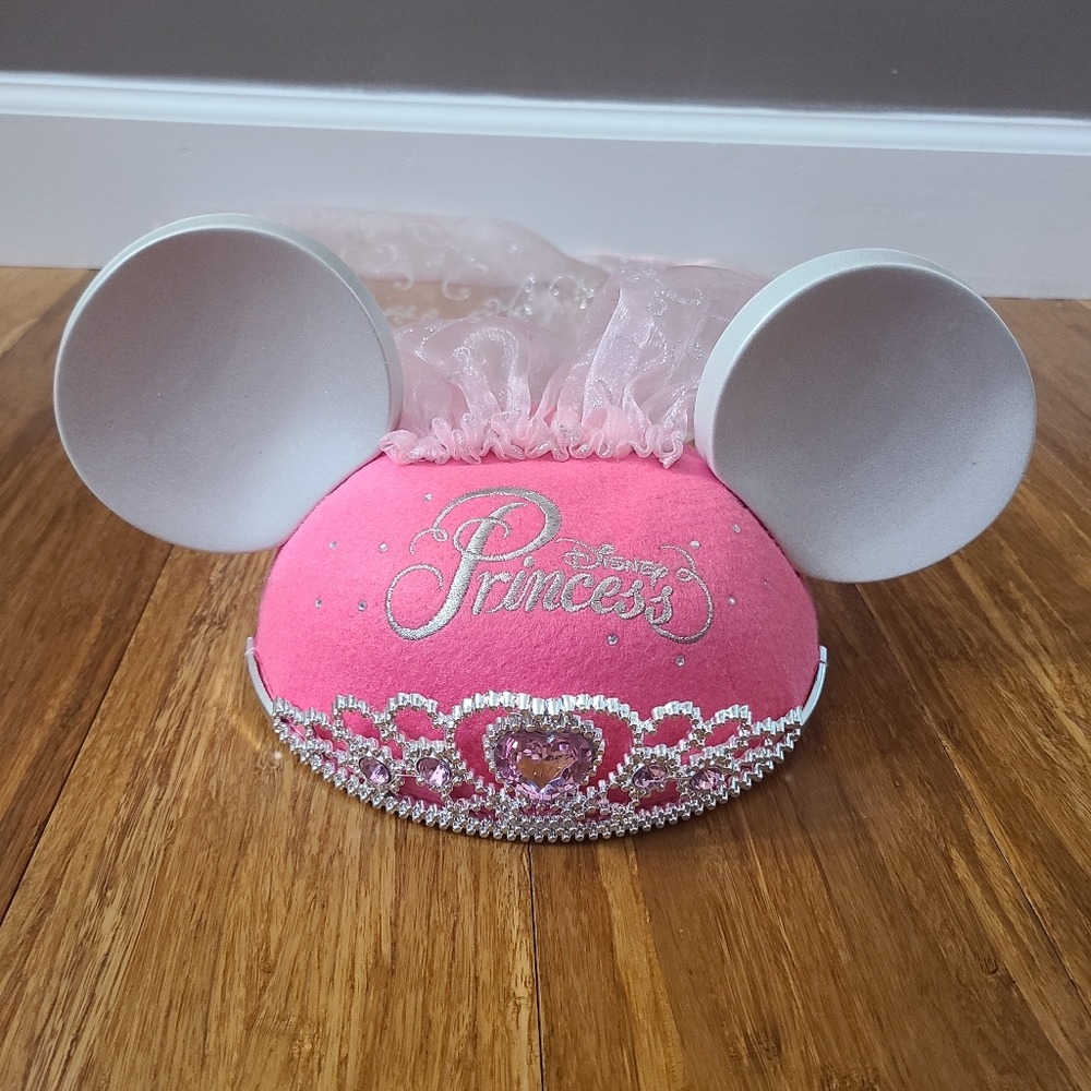 👑 Authentic Disney Parks Princess Minnie Mouse Ears Hat Tiara Headband